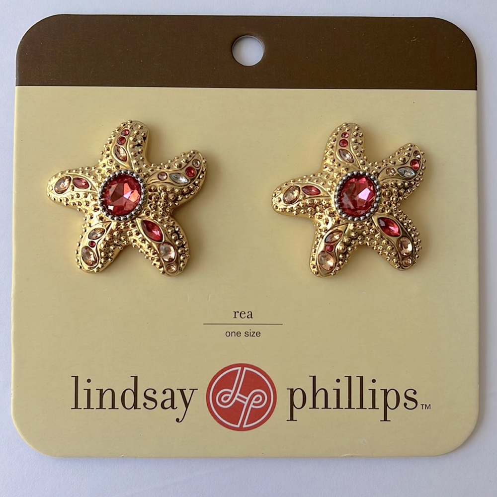 Snaps by Switch Flops Gold starfish pink blush jewels Lindsay Phillips